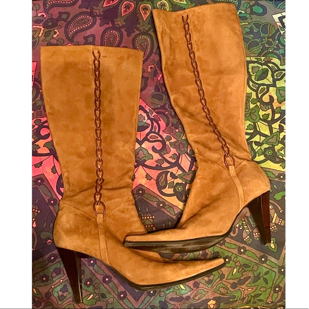 Nine West Pointy Toe Knee-high Boots. Size 9.